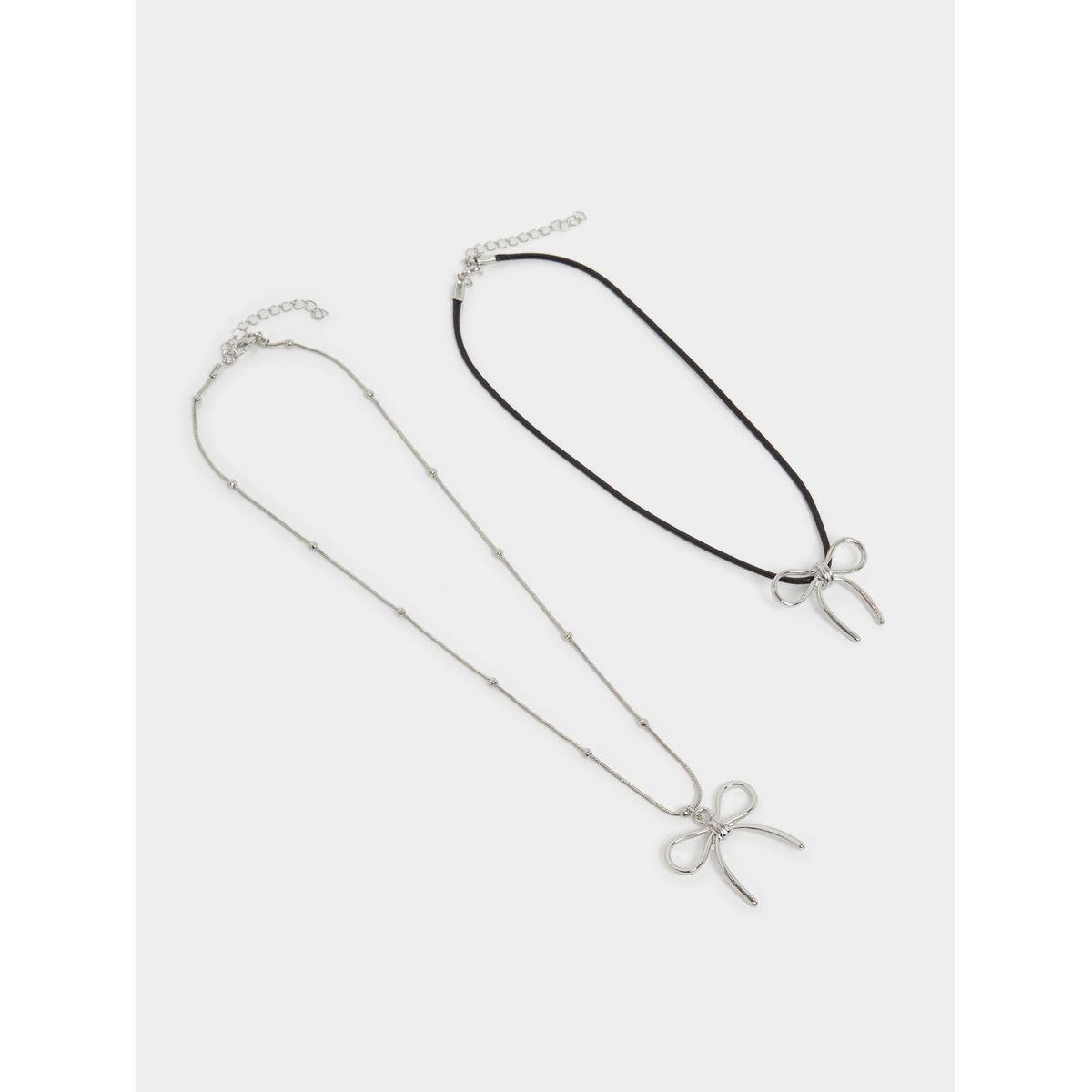 Styli Set of 2 - Ribbon Pendant Necklace-women-watchesandjewellery-jewellery-necklacesandpendants-image-3