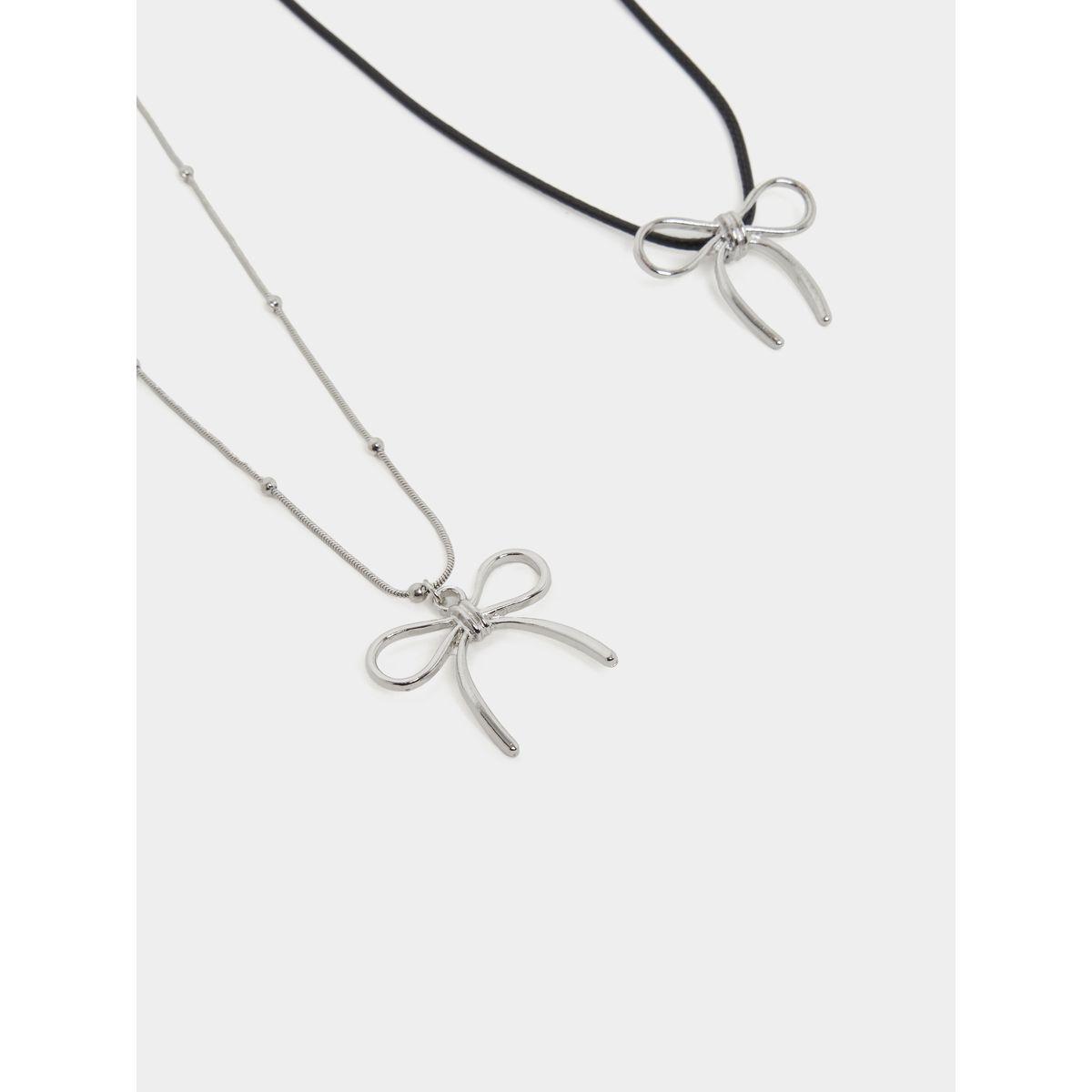 Styli Set of 2 - Ribbon Pendant Necklace-women-watchesandjewellery-jewellery-necklacesandpendants-image-4