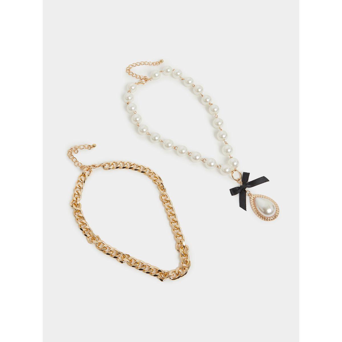 مجموعة من 2 عقد كاجوال-women-watchesandjewellery-jewellery-necklacesandpendants-image-2