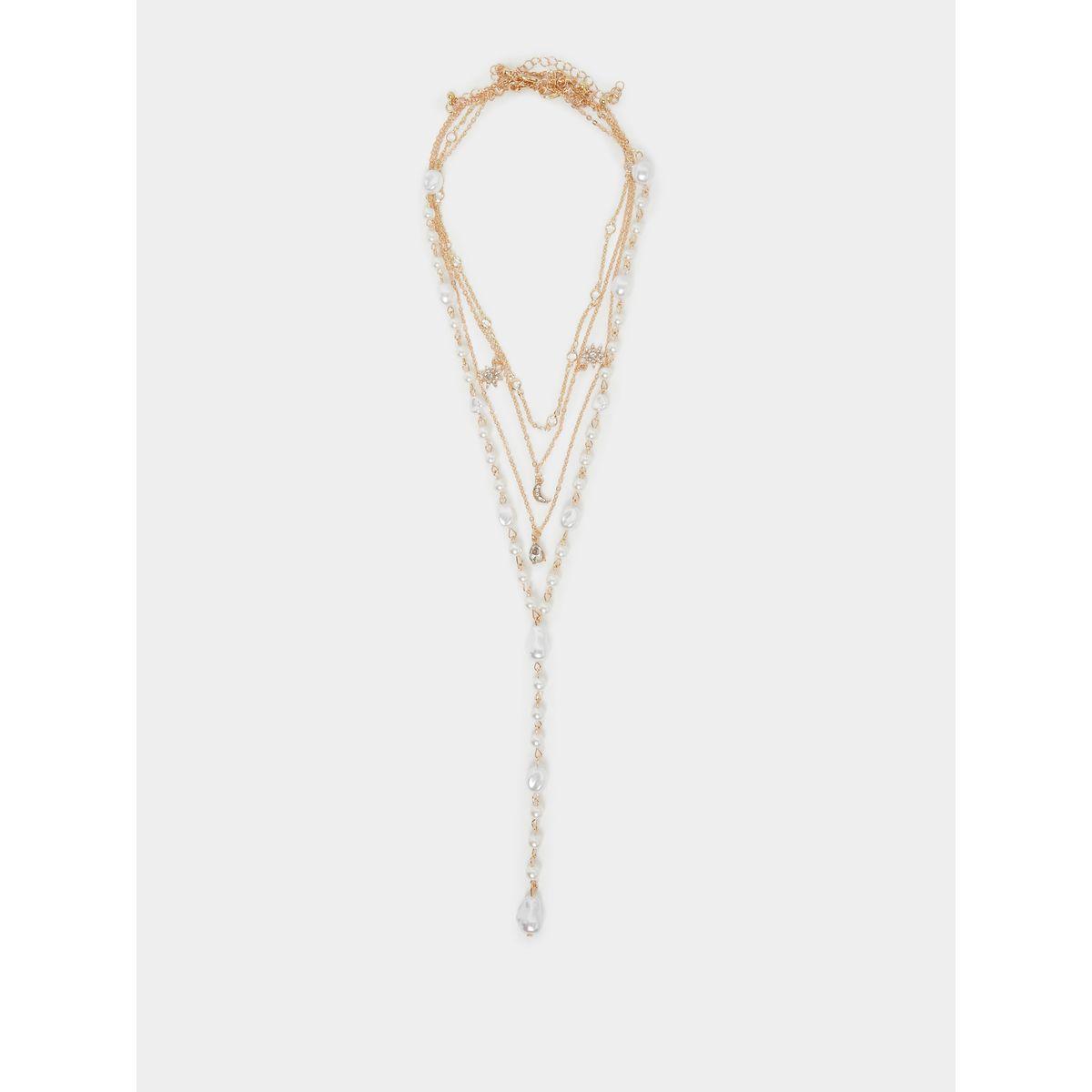 قلادة كاجوال بتفاصيل لؤلؤ صناعي-women-watchesandjewellery-jewellery-necklacesandpendants-image-1