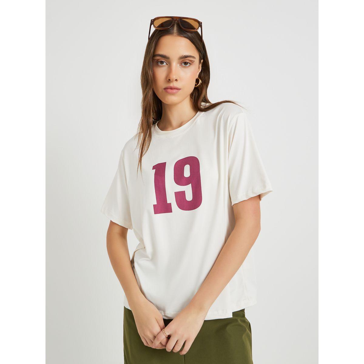 Styli Slogan Print Round Neck T-Shirt-women-clothing-tshirts-image-1