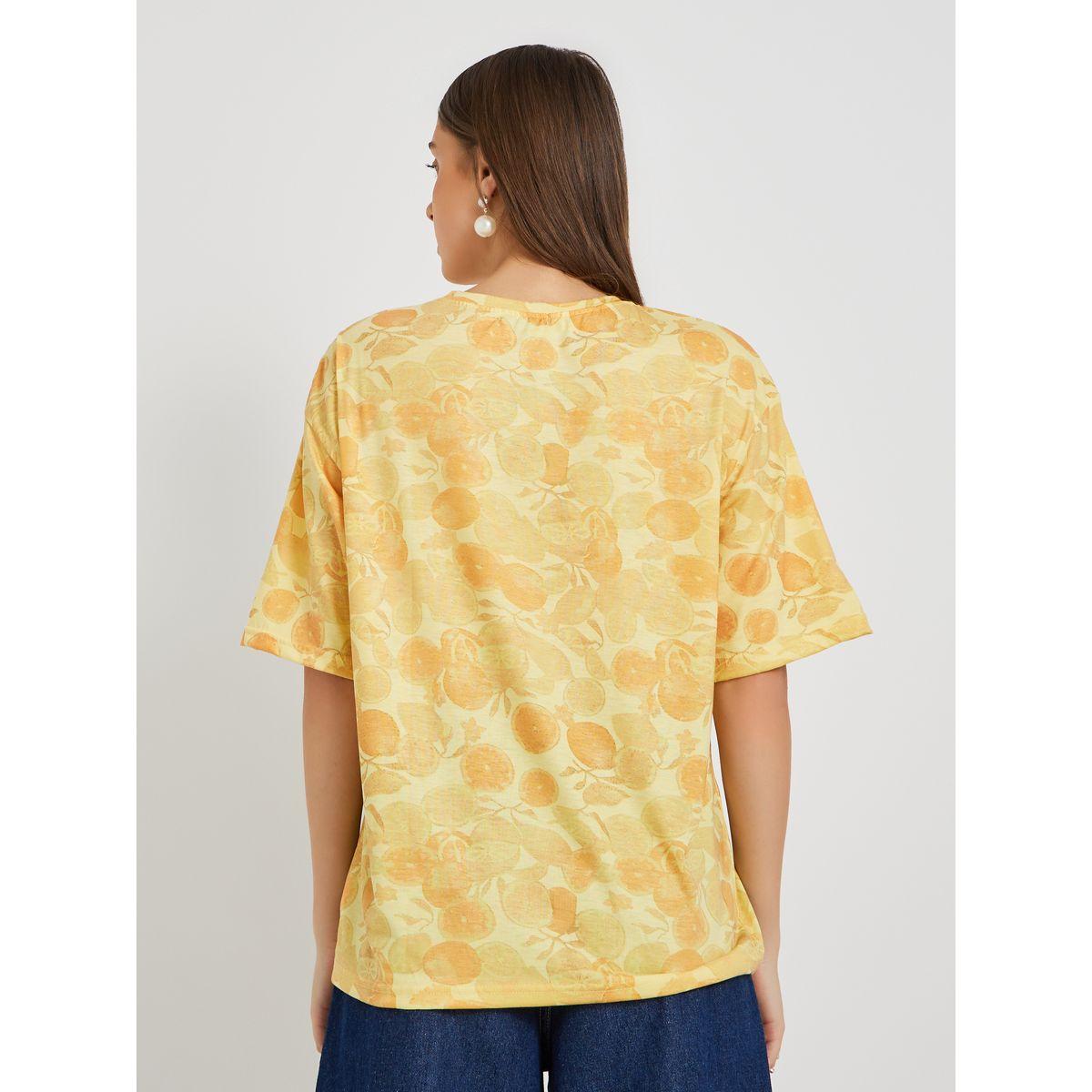 Styli All-Over Print Round Neck T-Shirt-women-clothing-tshirts-image-4