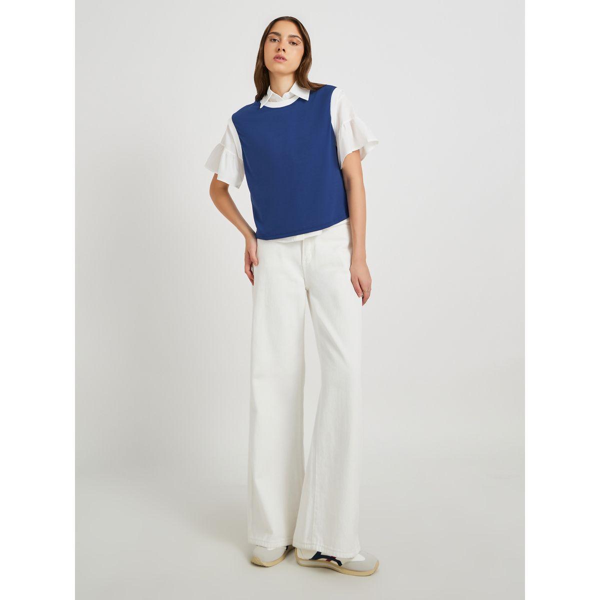 Styli Solid Sleeveless Round Neck T-Shirt-women-clothing-tshirts-image-2