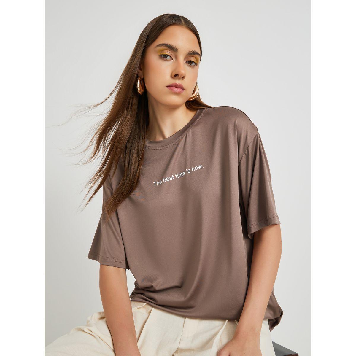 Styli Slogan Print Round Neck Oversized T-Shirt-women-clothing-tshirts-image-1