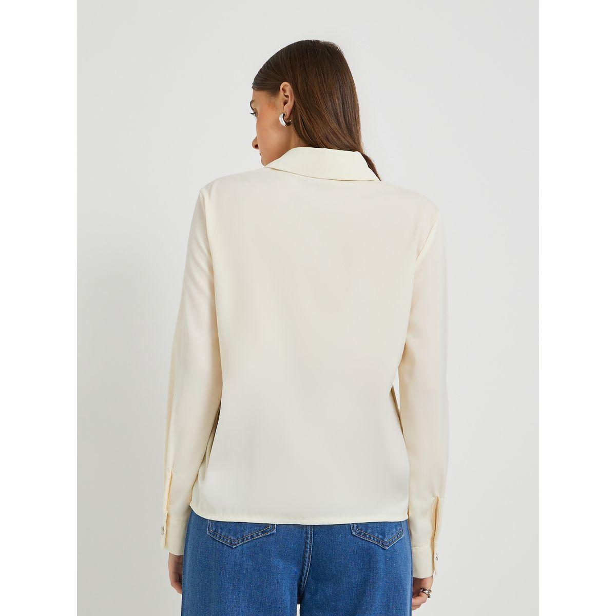 بلوزة سادة بياقة سبريد وأكمام طويلة-women-clothing-shirtsandblouses-shirts-image-4