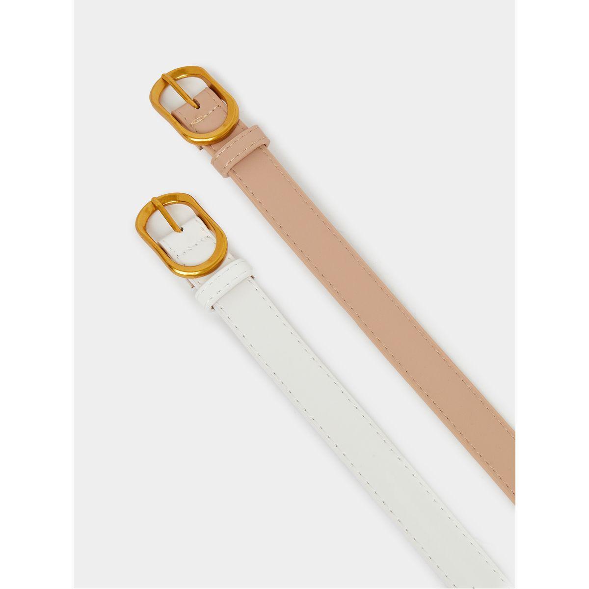 Styli Set of 2 - Plain Tang Buckle Belt-women-clothingaccessories-belts-image-4