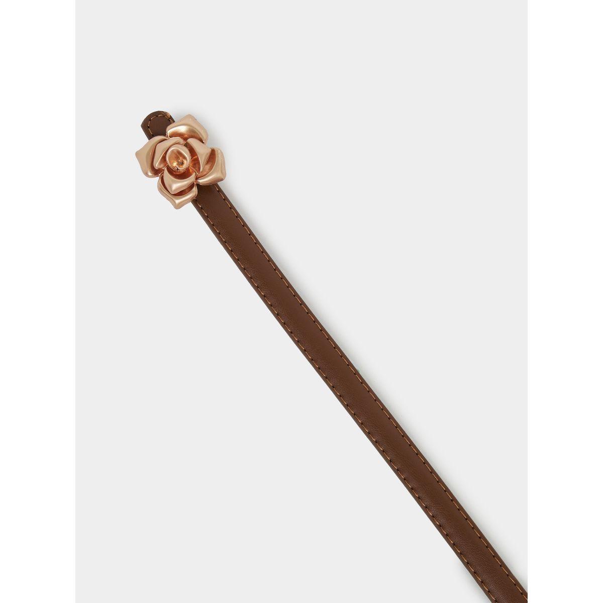 Styli Floral Metal Buckle Belt-women-clothingaccessories-belts-image-4