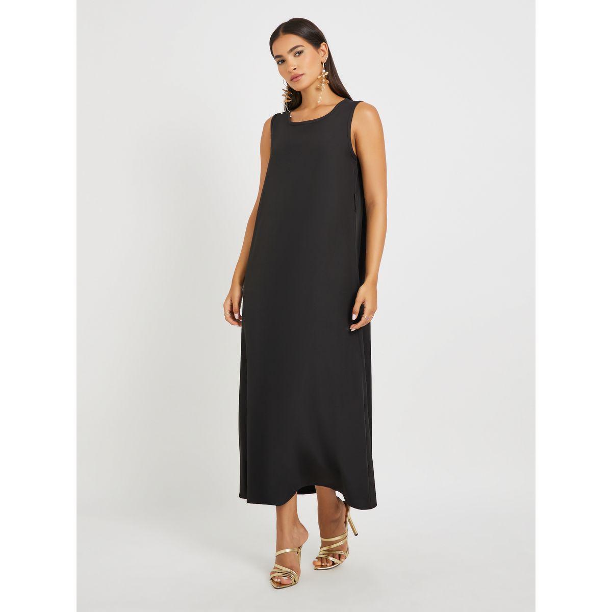 مجموعة من عباية بطبعة فويل مع فستان داخلي-women-arabicclothing-abayas-image-5