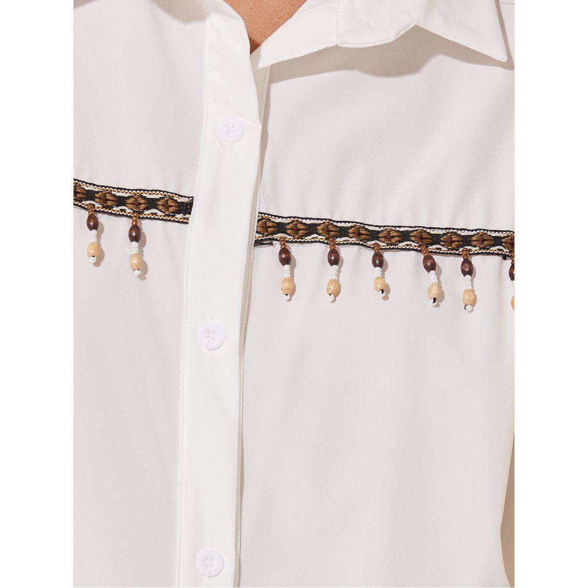 Styli Solid Front Tassel Detail Oversized Shirt-women-clothing-shirtsandblouses-shirts-image-3