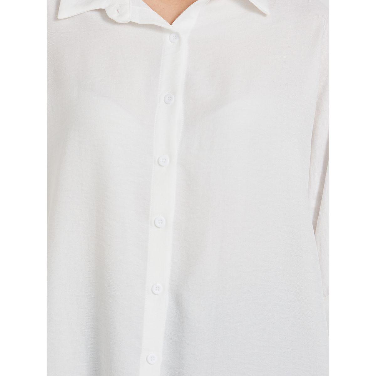 Styli Solid Spread Collar Oversized Shirt-women-clothing-shirtsandblouses-shirts-image-3