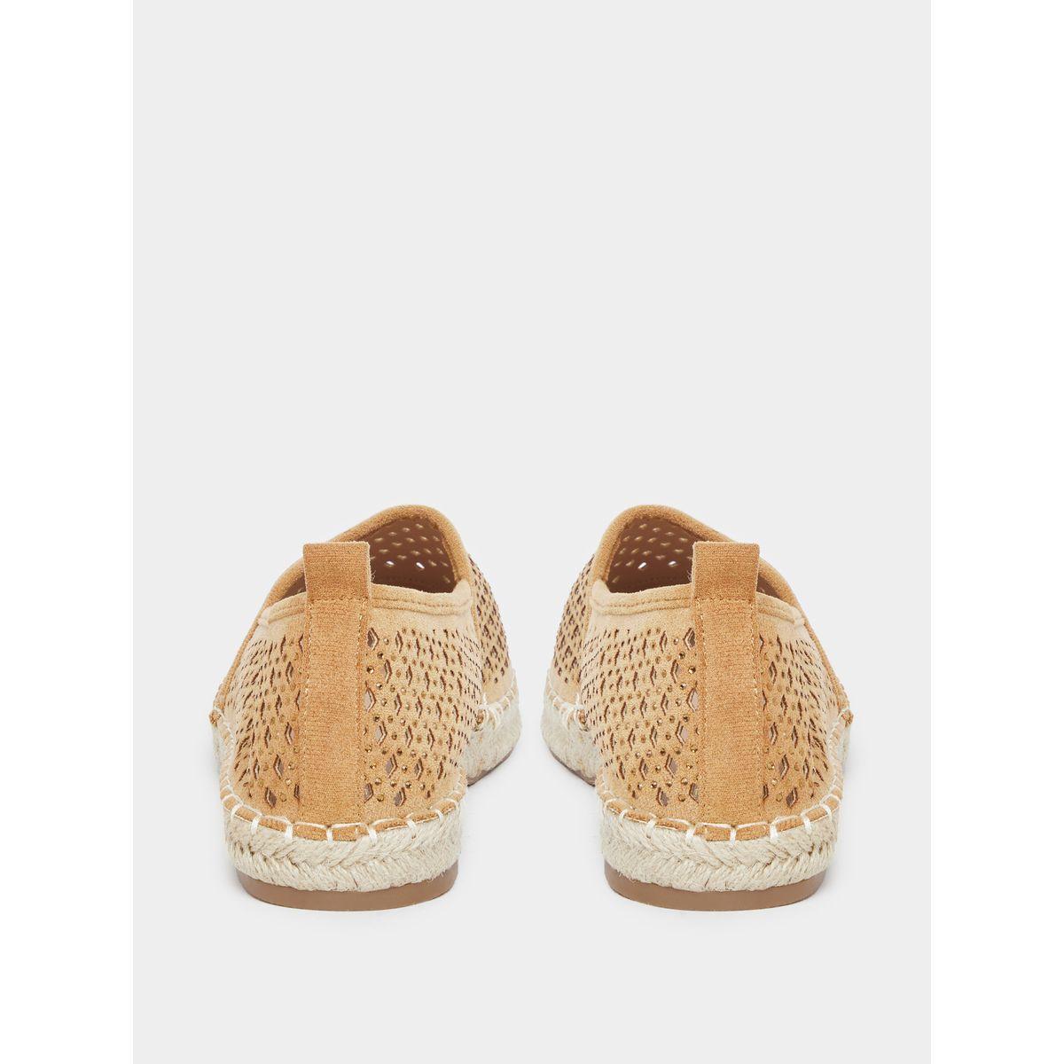 Styli Women Tan Embellished Espadrilles-women-shoes-flats-espadrilles-image-4