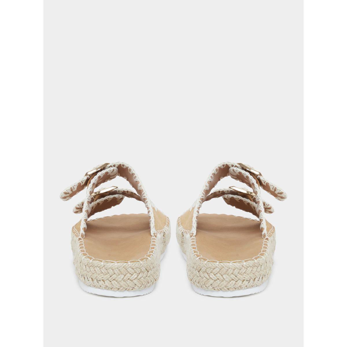 Styli Brown Stitch Buckle Accent Espadrilles-women-shoes-flats-espadrilles-image-4