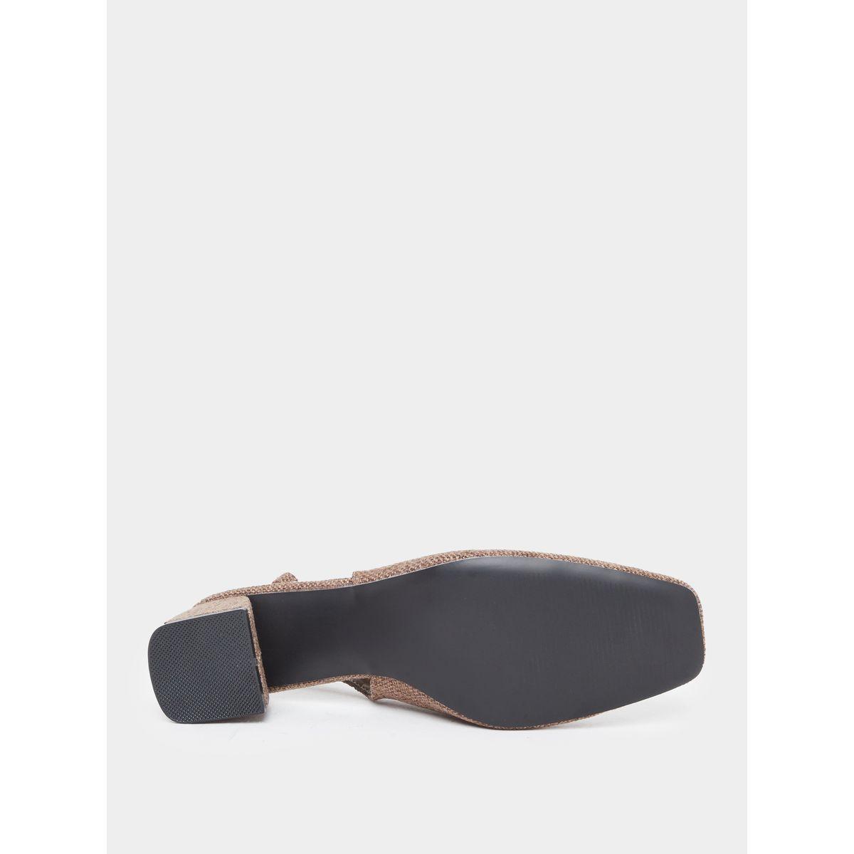 Styli Women Brown Block Heel Pumps-women-shoes-heels-image-6