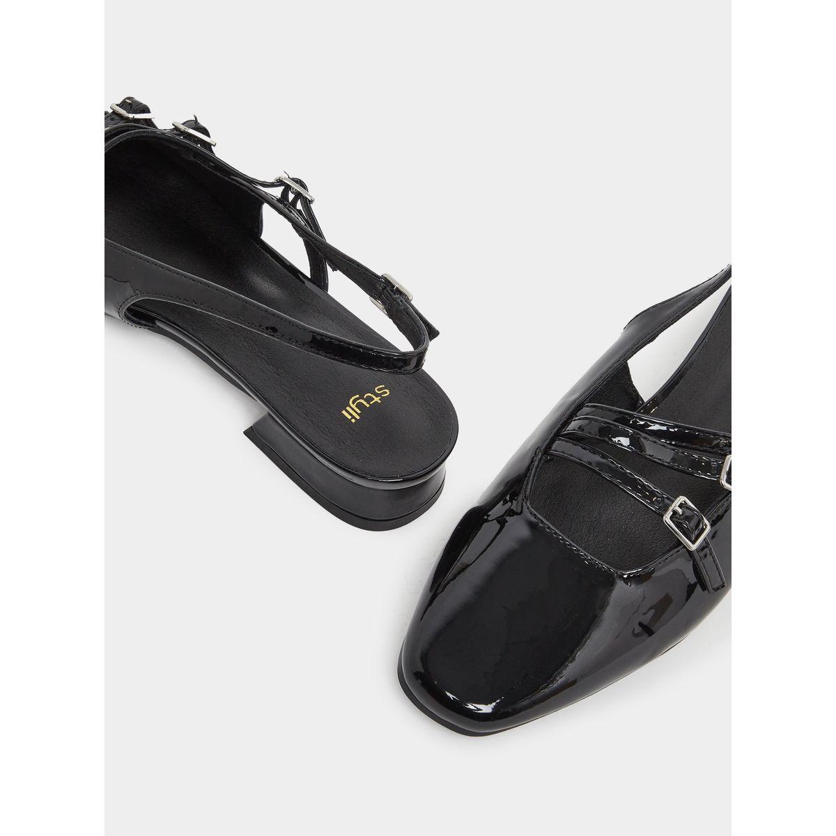 حذاء بسيور متعددة بكعب بلوك-women-shoes-heels-image-3