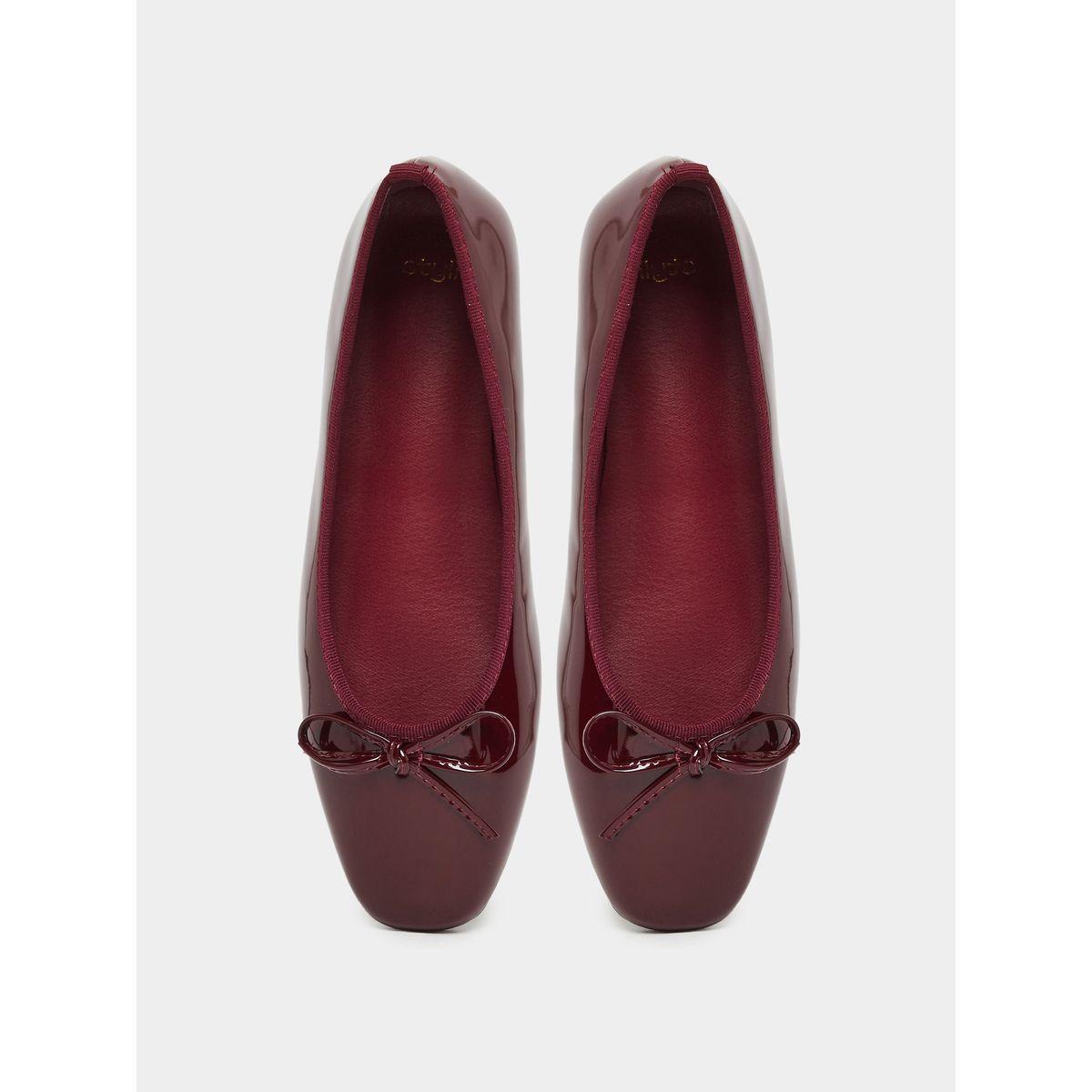 حذاء باليرينا مزين بربطة فيونكة-women-shoes-ballerinas-image-5