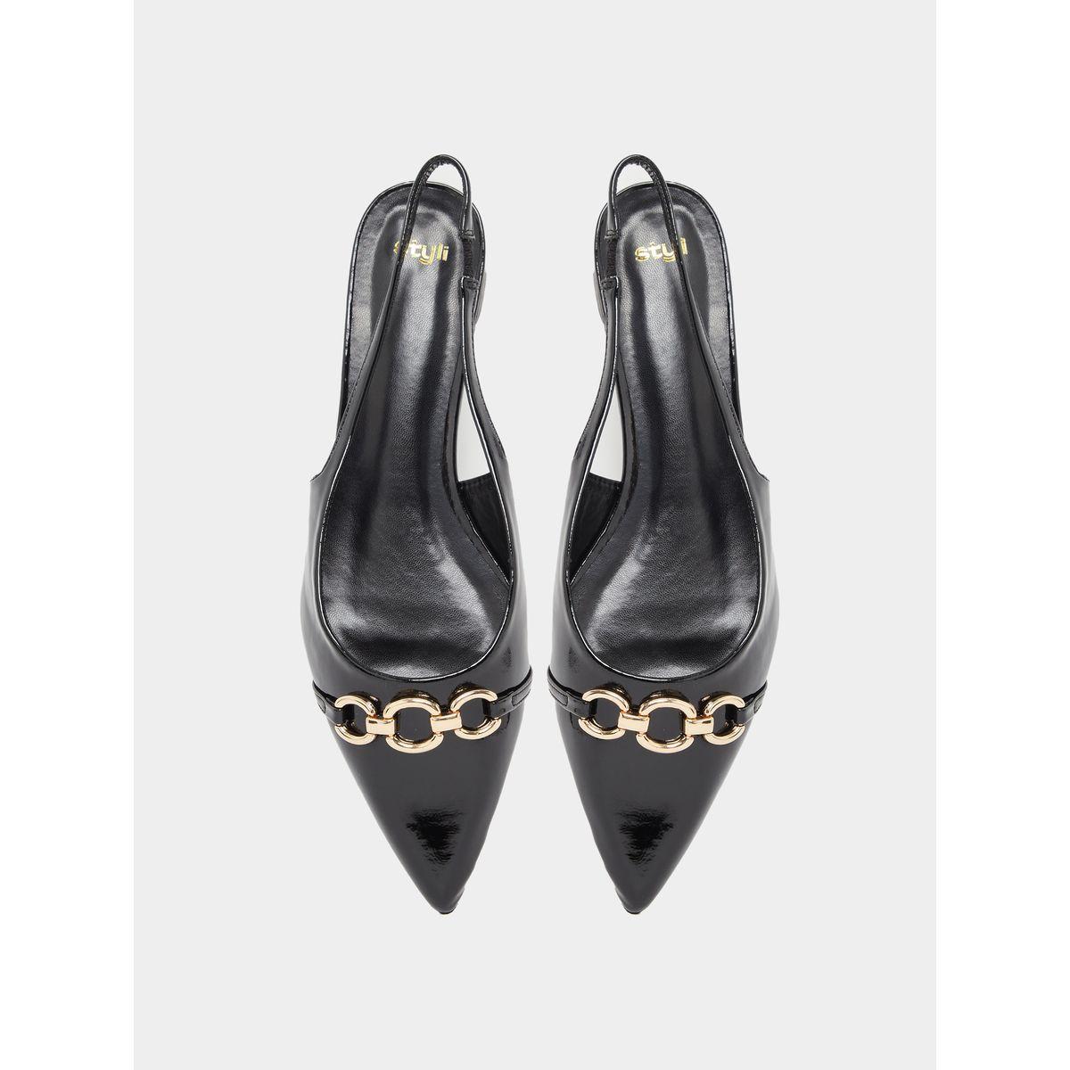 حذاء بمقدمة مُدببة بسير خلفي-women-shoes-ballerinas-image-5