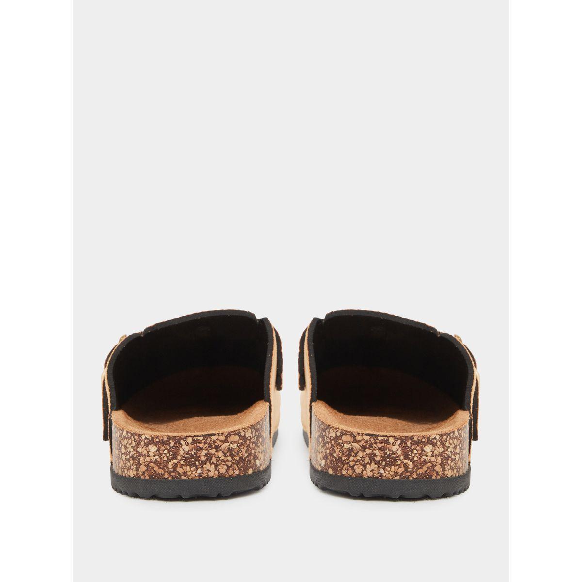 Styli Suede Look Buckle Detail Mules-women-shoes-flats-mules-image-4