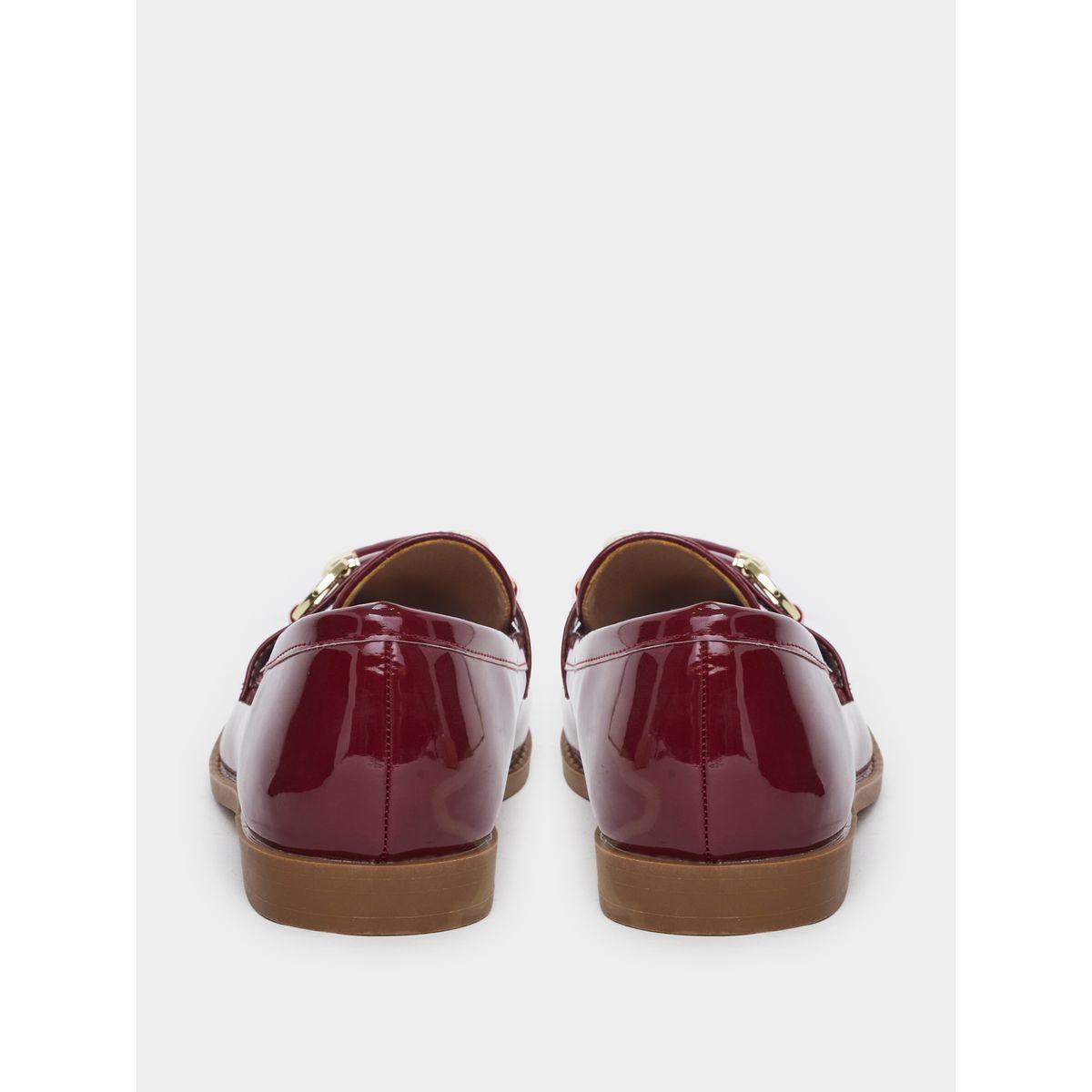 حذاء لوفرز بملمس جلد صناعي-women-shoes-flats-loafers-image-4