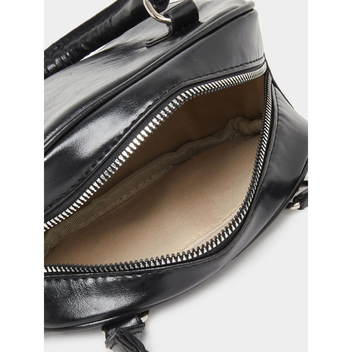 Styli Plain Dual Top Handle Handbag with Zip Closure-women-bagsandwallets-handbags-image-4