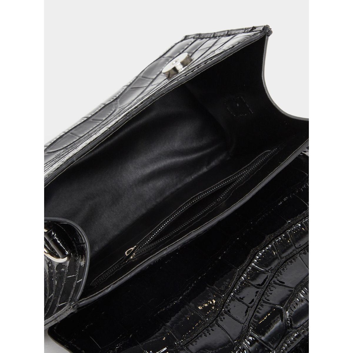 شنطة بتفاصيل بارزة الملمس مع حمالة بنمط سلسلة-women-bagsandwallets-handbags-image-4