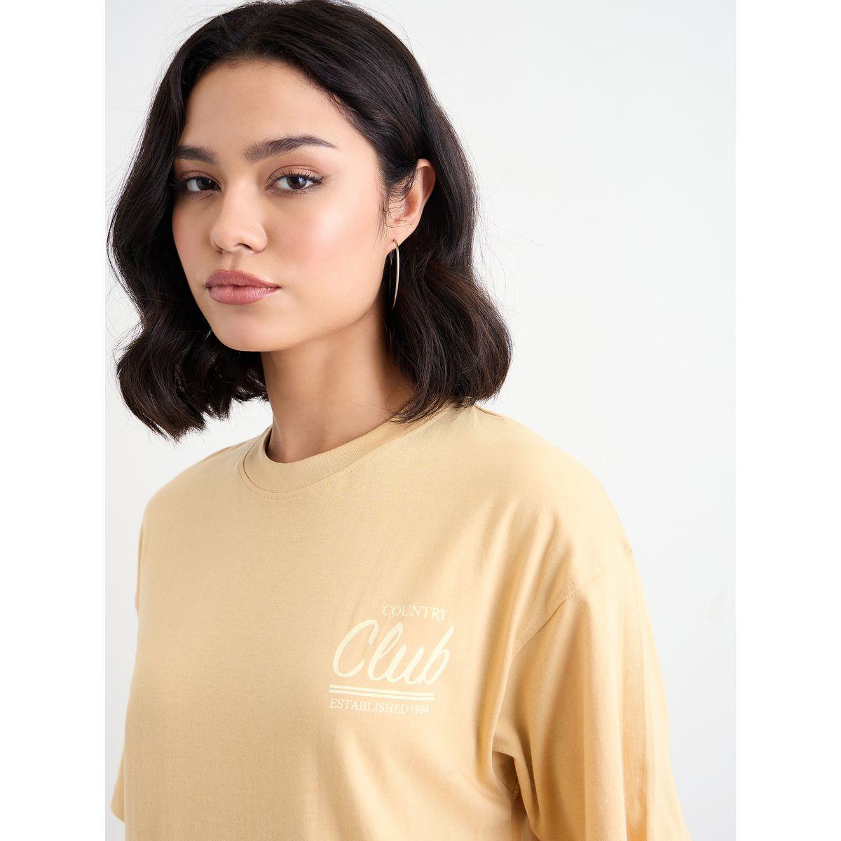 Styli Slogan Print Oversized T-Shirt-women-clothing-tshirts-image-3