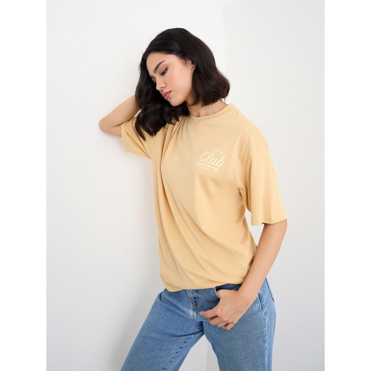 Styli Slogan Print Oversized T-Shirt-women-clothing-tshirts-image-5
