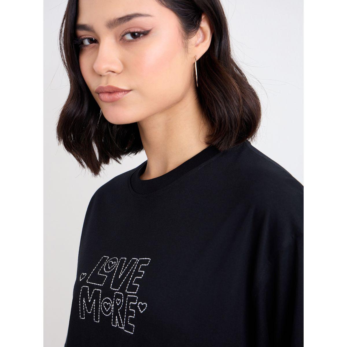Styli Embroidered Slogan Round Neck Oversized T-Shirt-women-clothing-tshirts-image-3