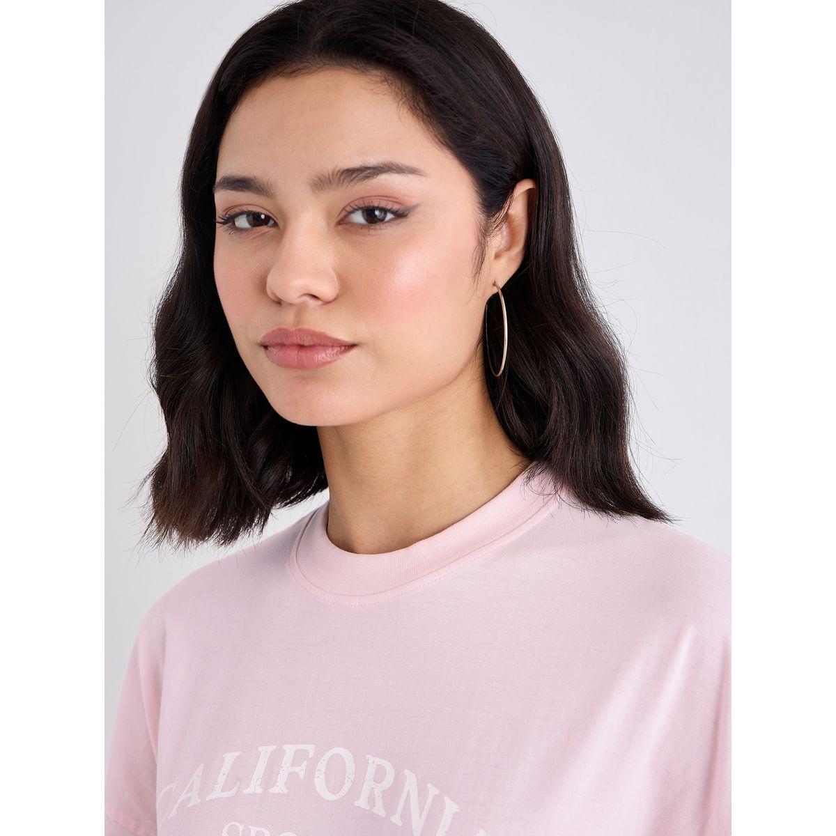 تيشيرت فضفاض بطبعة كتابة-women-clothing-tshirts-image-4