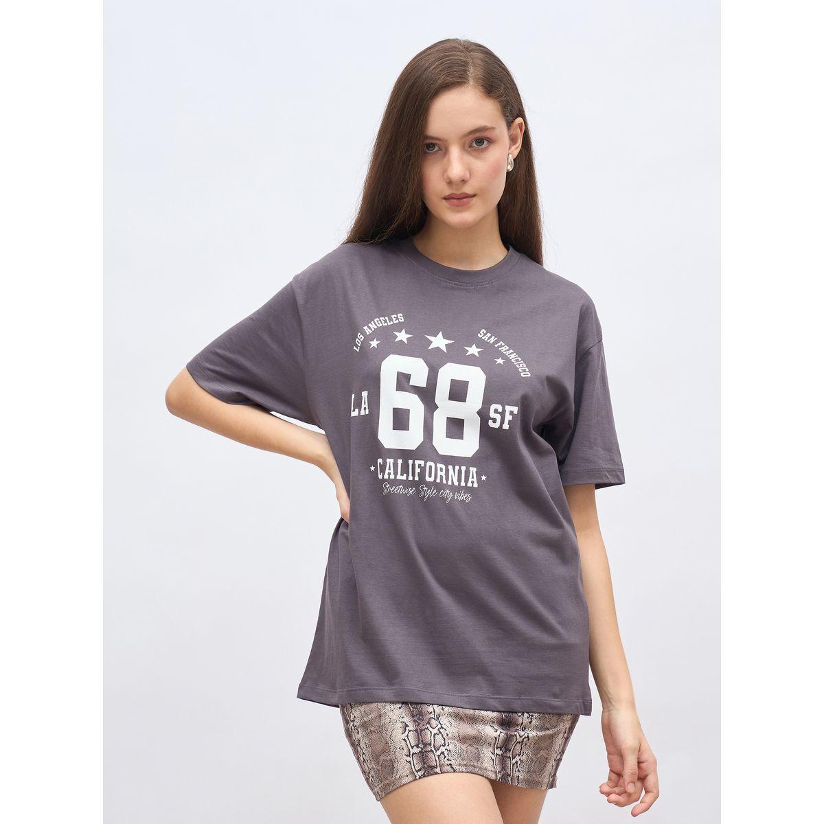 تيشيرت طويل فضفاض بطبعة جرافيك-women-clothing-tshirts-image-2