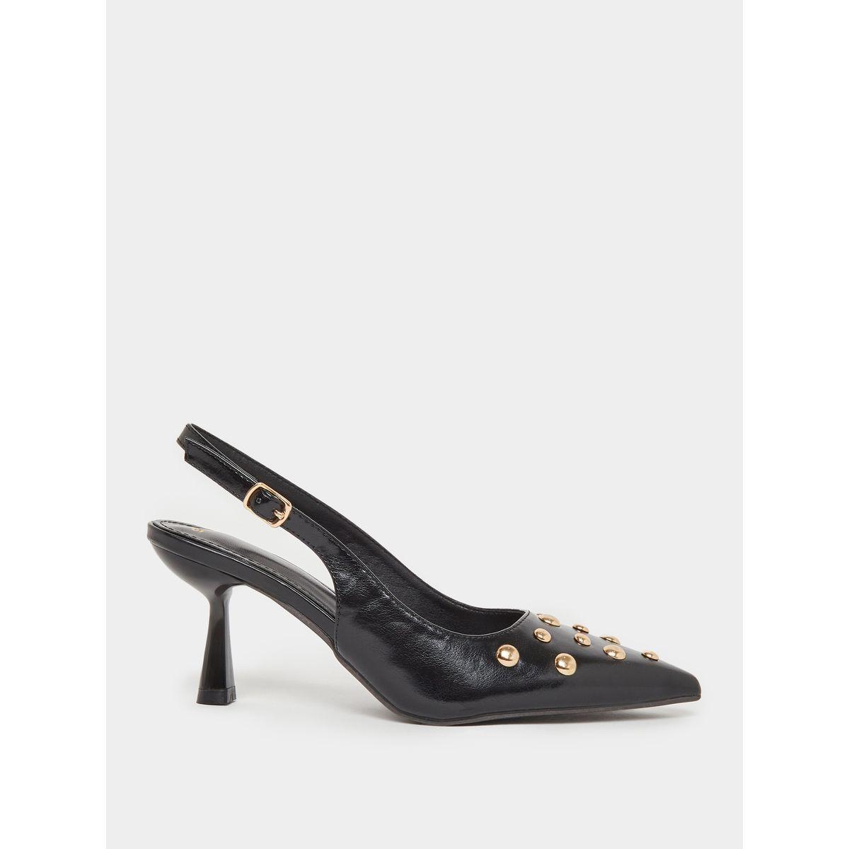 Styli Studded Singback Kitten Heel Pumps-women-shoes-heels-image-2