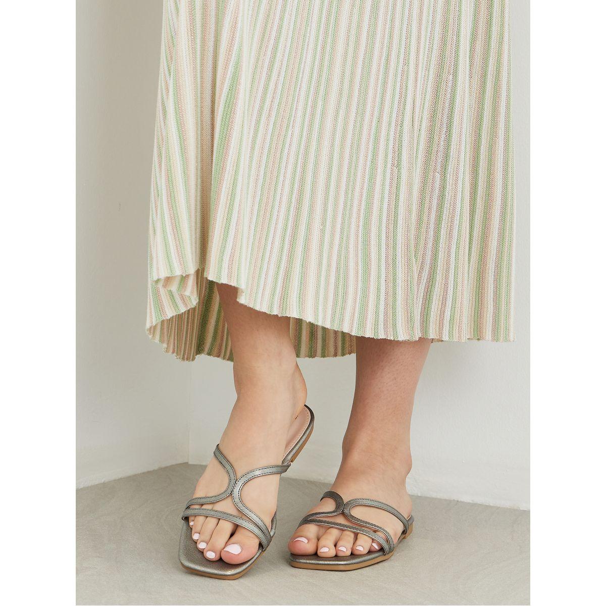 Styli Multi Strap Open Toe Flat Sandals-women-shoes-sandals-flats-image-1