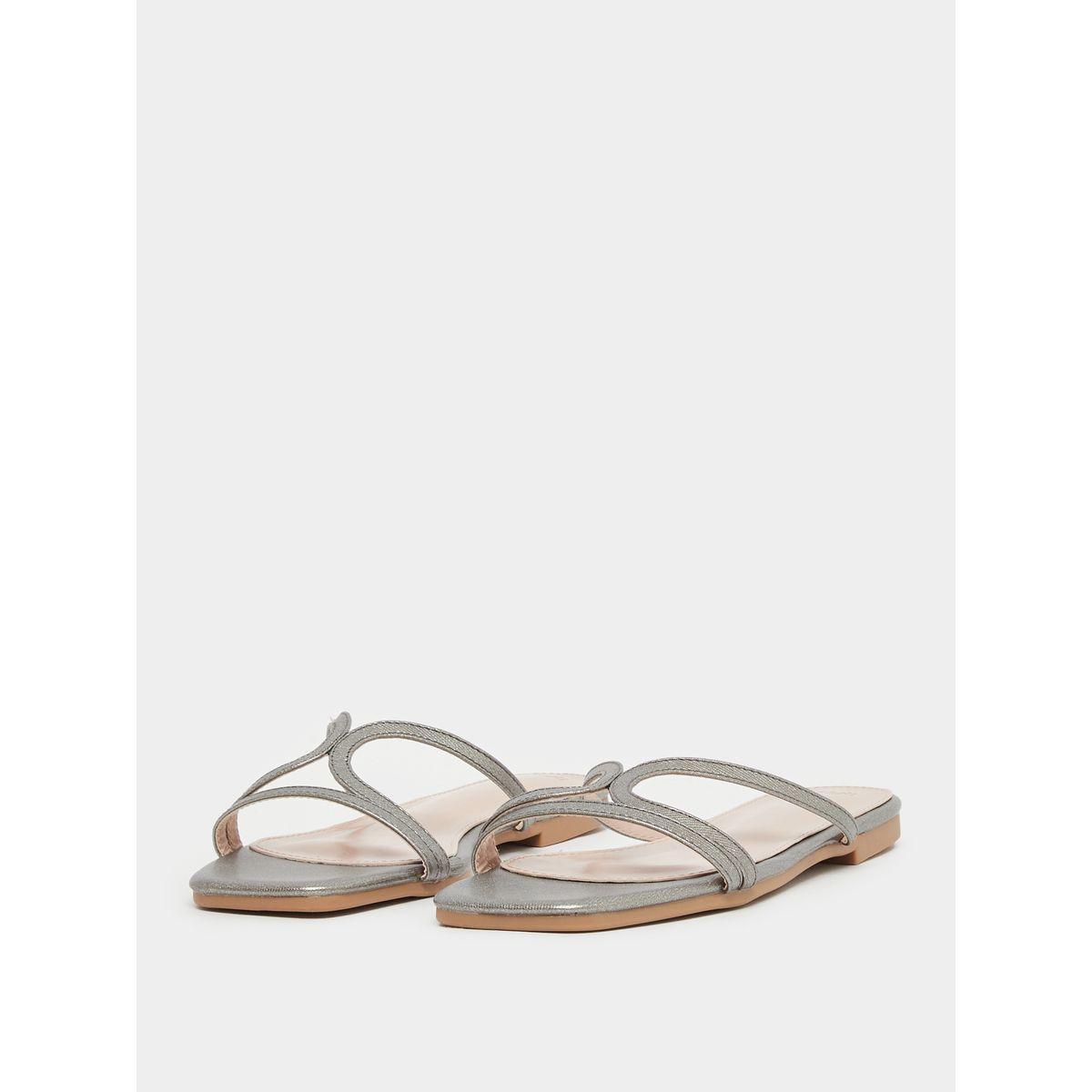 Styli Multi Strap Open Toe Flat Sandals-women-shoes-sandals-flats-image-3