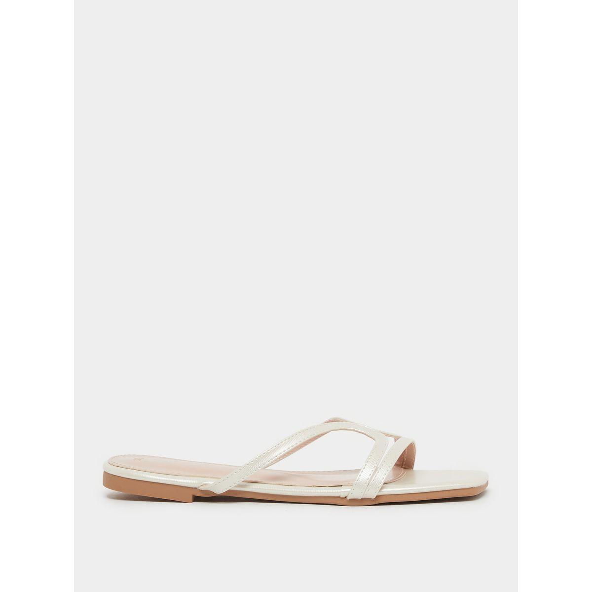 Styli Multi Strap Open Toe Flat Sandals-women-shoes-sandals-flats-image-2