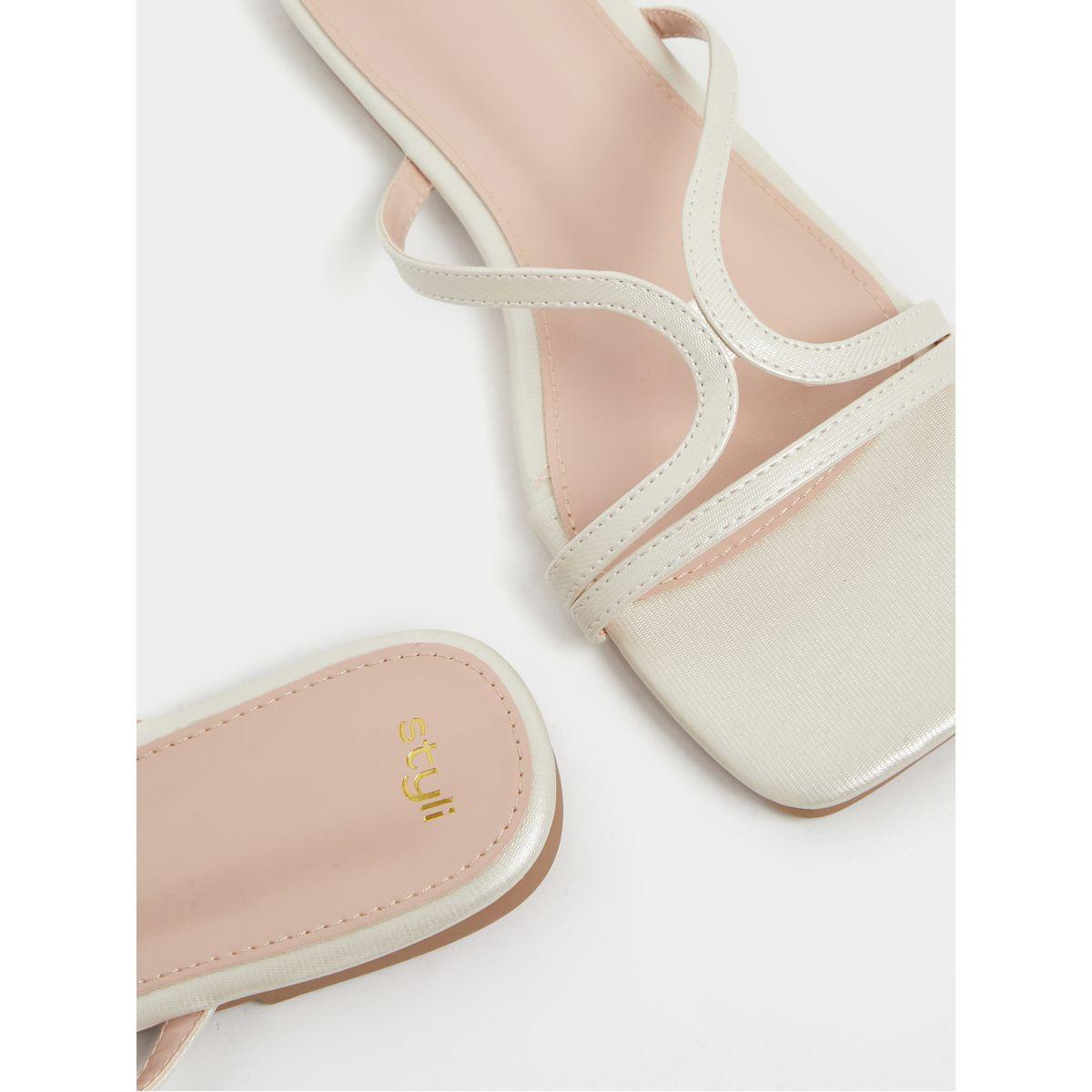 Styli Multi Strap Open Toe Flat Sandals-women-shoes-sandals-flats-image-4