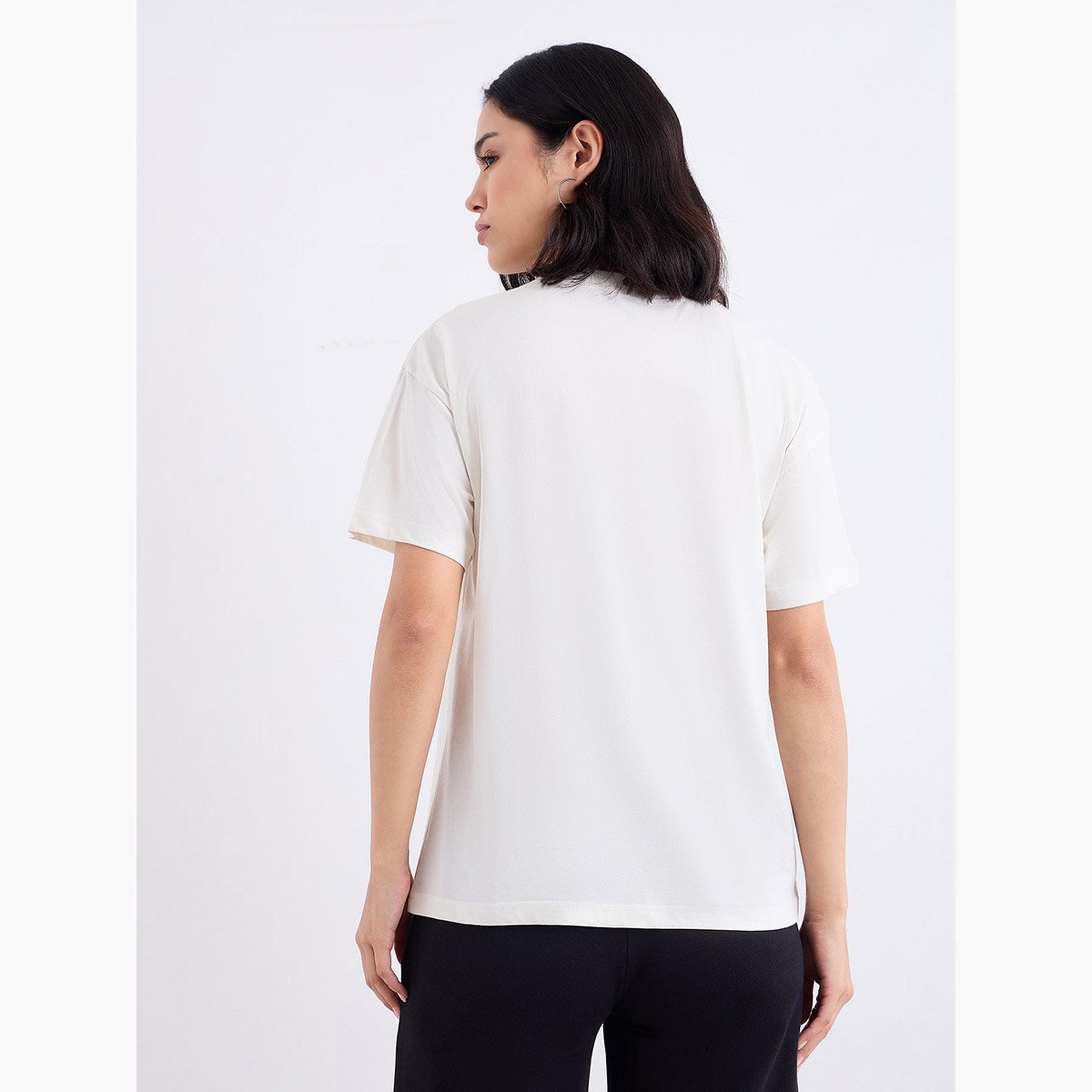 Styli Off White Embroidered Slogan Boxy T-Shirt-women-clothing-tshirts-image-5