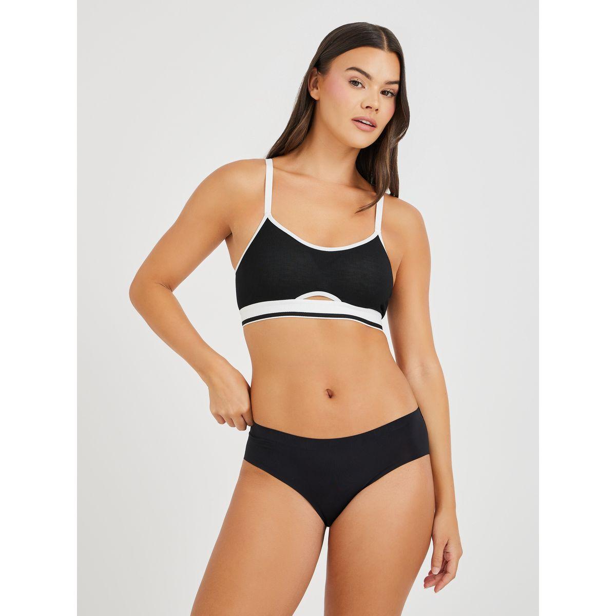 Styli Non-Wired Crop Top with Contrast Detail-women-clothing-lingerie-bras-image-2