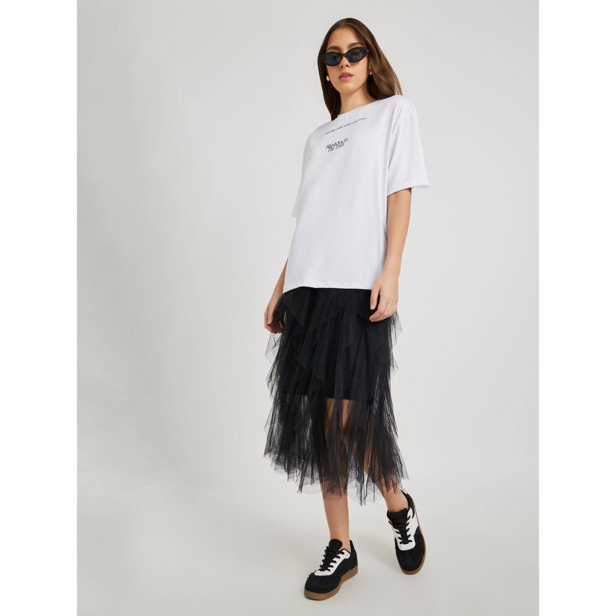Styli Slogan Print Round Neck Oversized T-Shirt-women-clothing-tshirts-image-2
