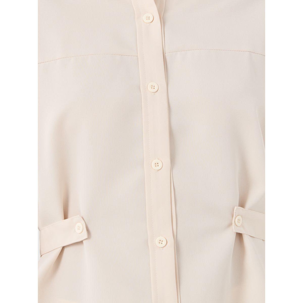 Styli Solid Buttoned Spread Collar Shirt-women-clothing-shirtsandblouses-shirts-image-3