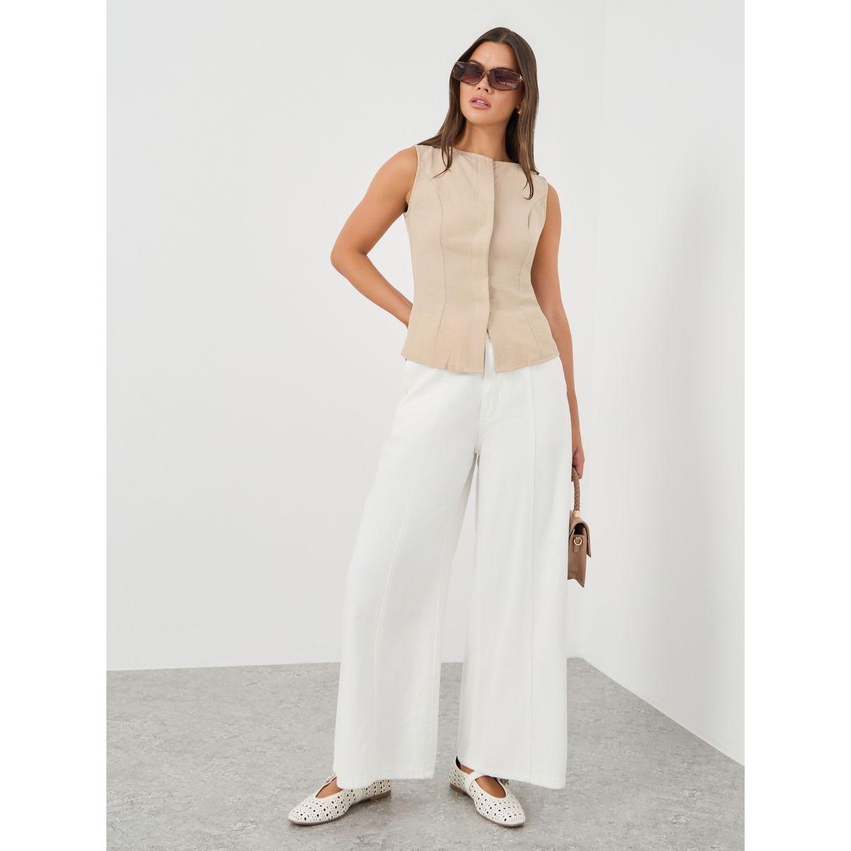 جيليه بلا أكمام مع أزرار غلق-women-clothing-coatsandjackets-waistcoats-image-3