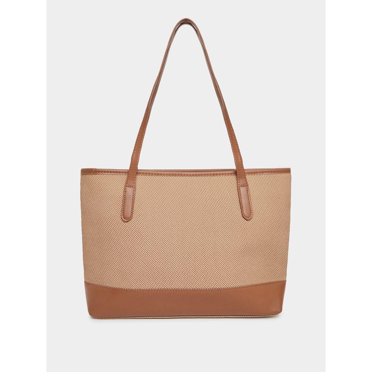 Styli Belted Detail Tote Bag with Zip Closure-women-bagsandwallets-handbags-image-2