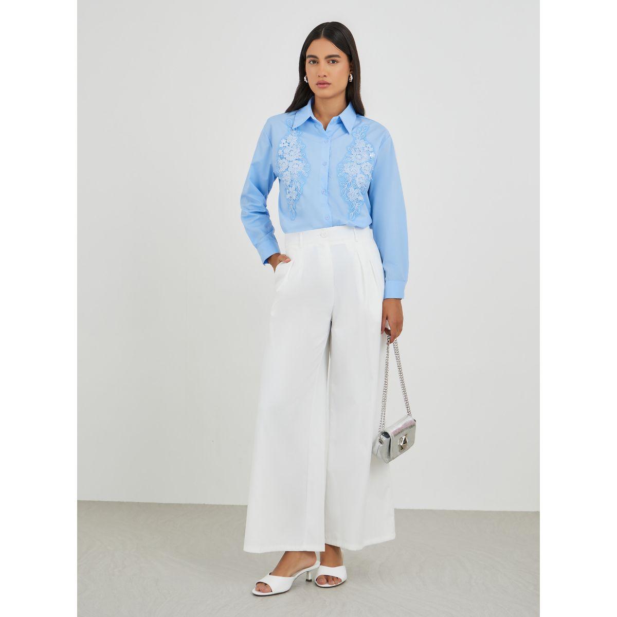 Styli Floral Embroidered Buttoned Shirt-women-clothing-shirtsandblouses-shirts-image-3