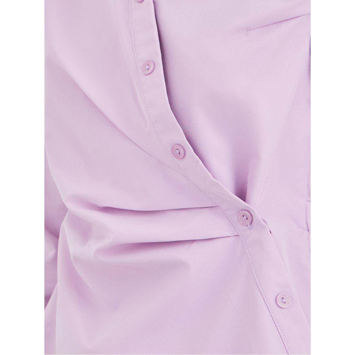 بلوزة سادة بنمط لف-women-clothing-shirtsandblouses-shirts-image-3