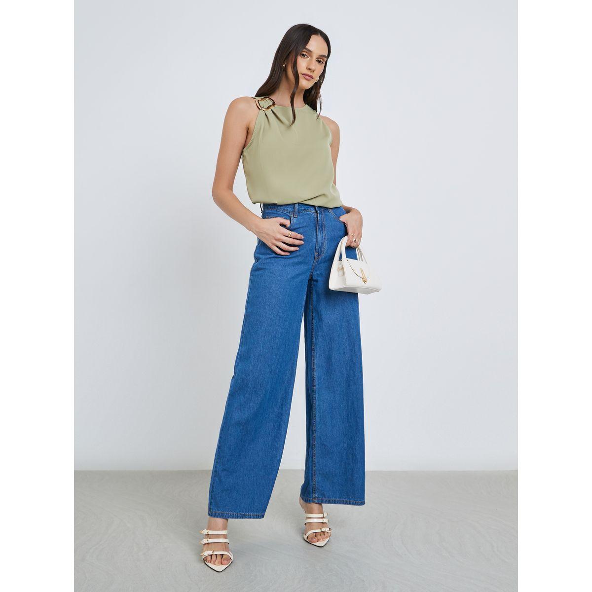بلوزة بدون أكمام مع تفاصيل إبزيم-women-clothing-shirtsandblouses-blouses-image-2