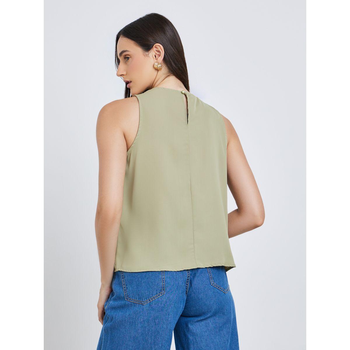 بلوزة بدون أكمام مع تفاصيل إبزيم-women-clothing-shirtsandblouses-blouses-image-5