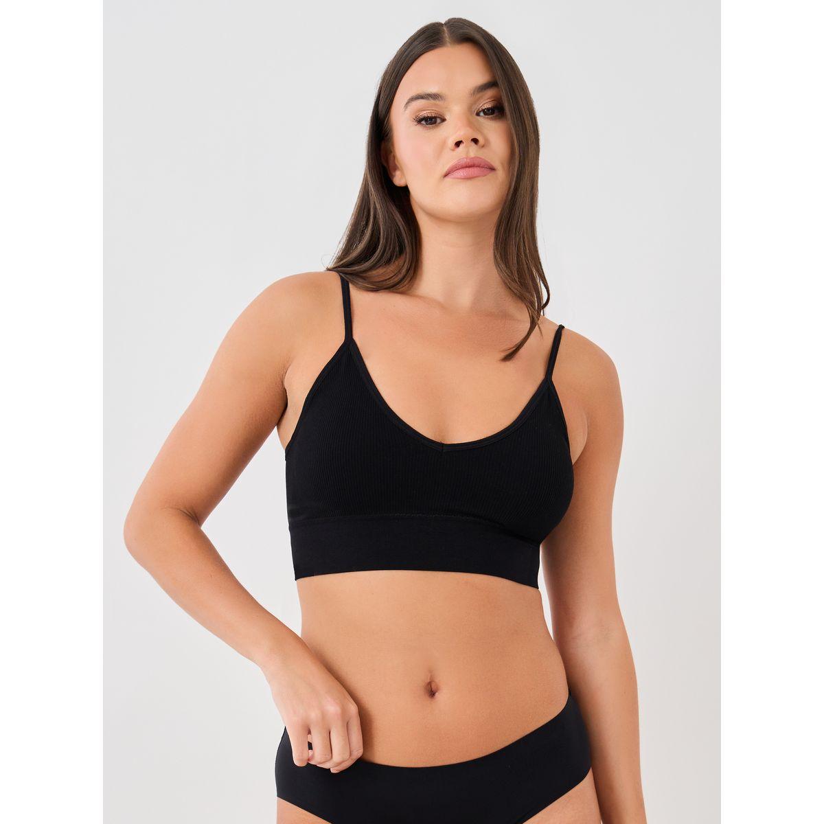 Styli Pack of 2 - Padded Seamless Ribbed Crop Top-women-clothing-lingerie-bras-image-2
