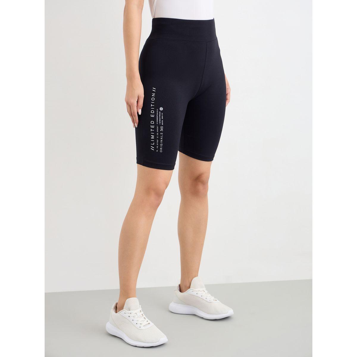 شورت بتفاصيل طبعة كتابة-women-clothing-shorts-image-6