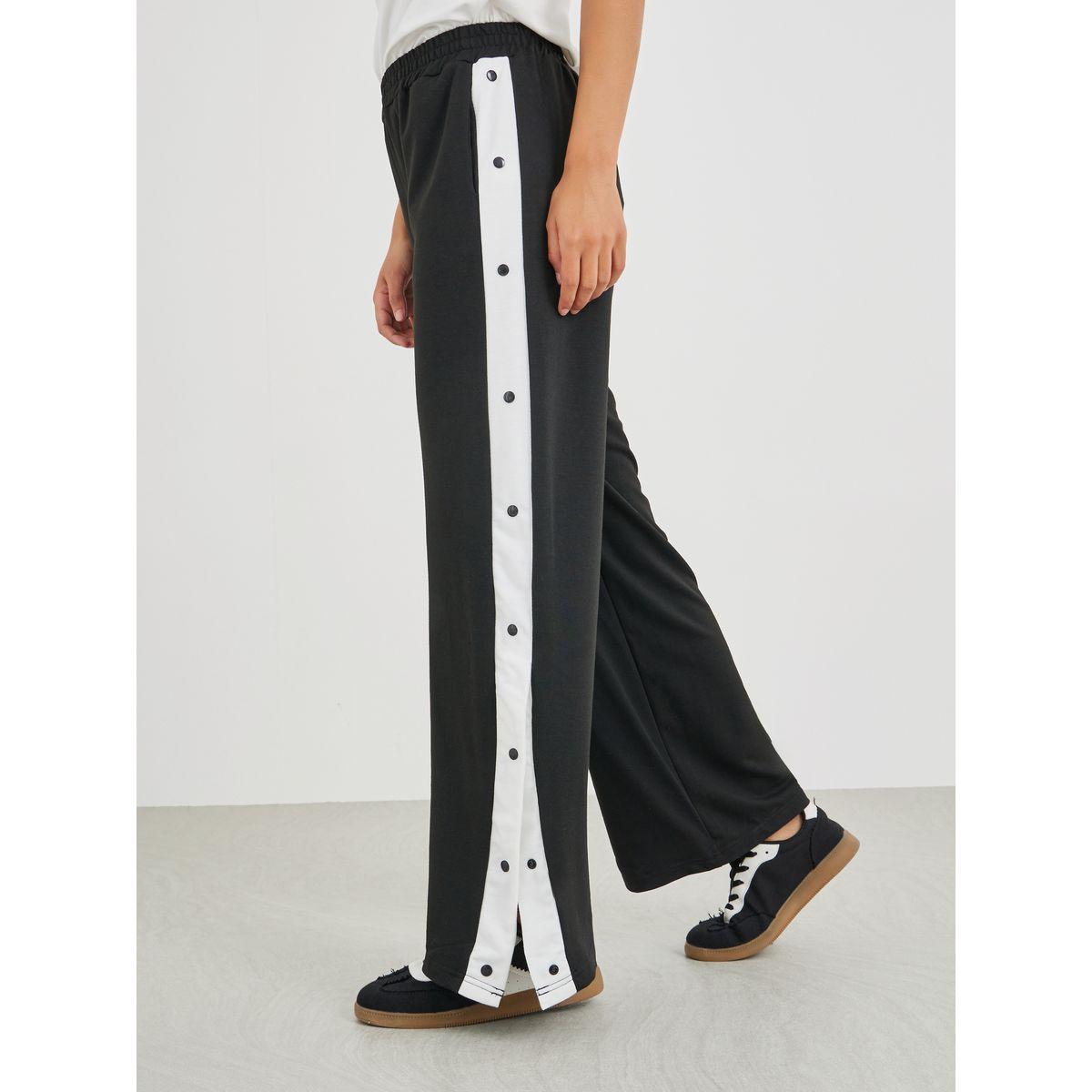 Styli Studded Side Panel Wide Leg Joggers-women-clothing-bottoms-joggers-image-4