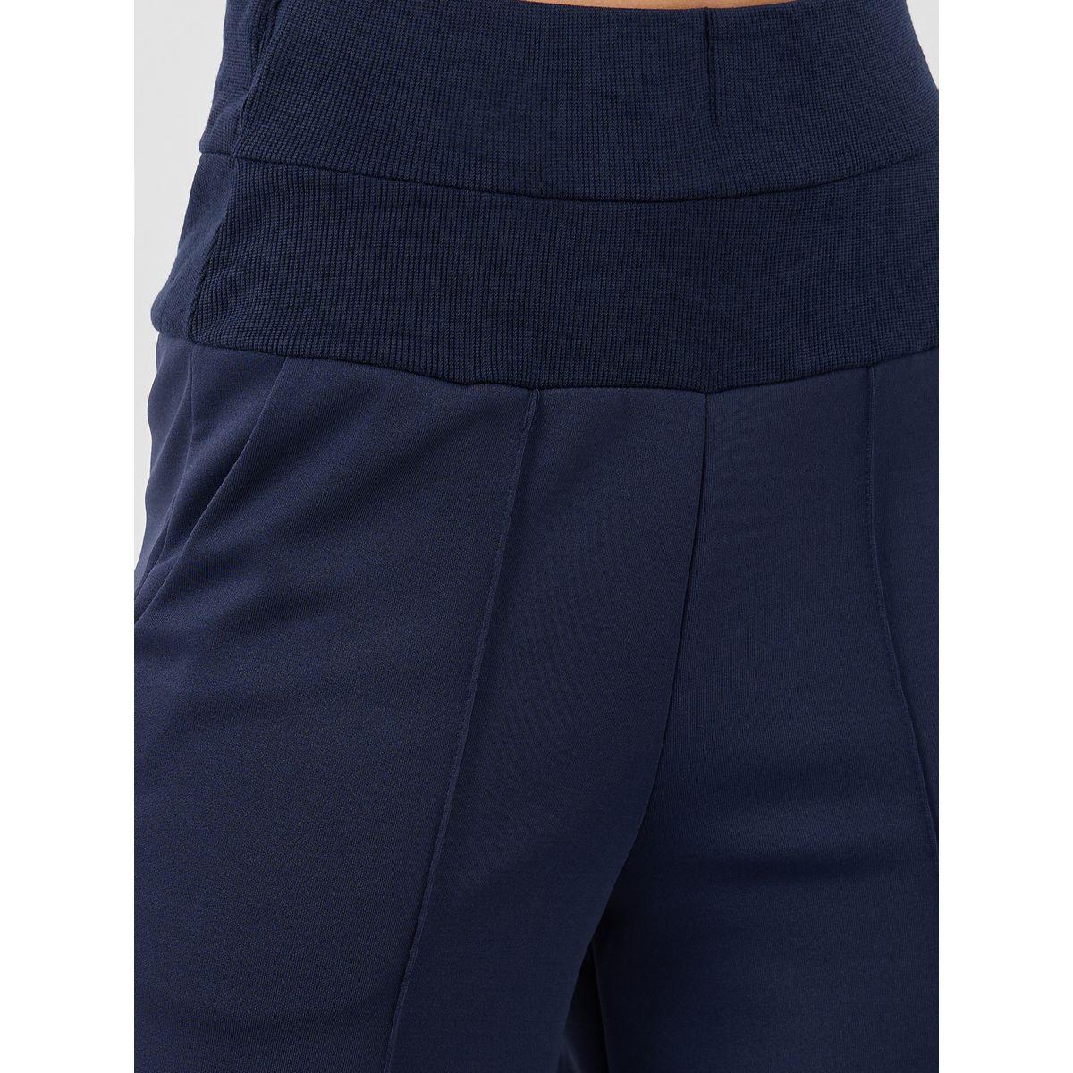 جوغر بخصر عريض مع تفاصيل مدروزة-women-clothing-bottoms-joggers-image-3