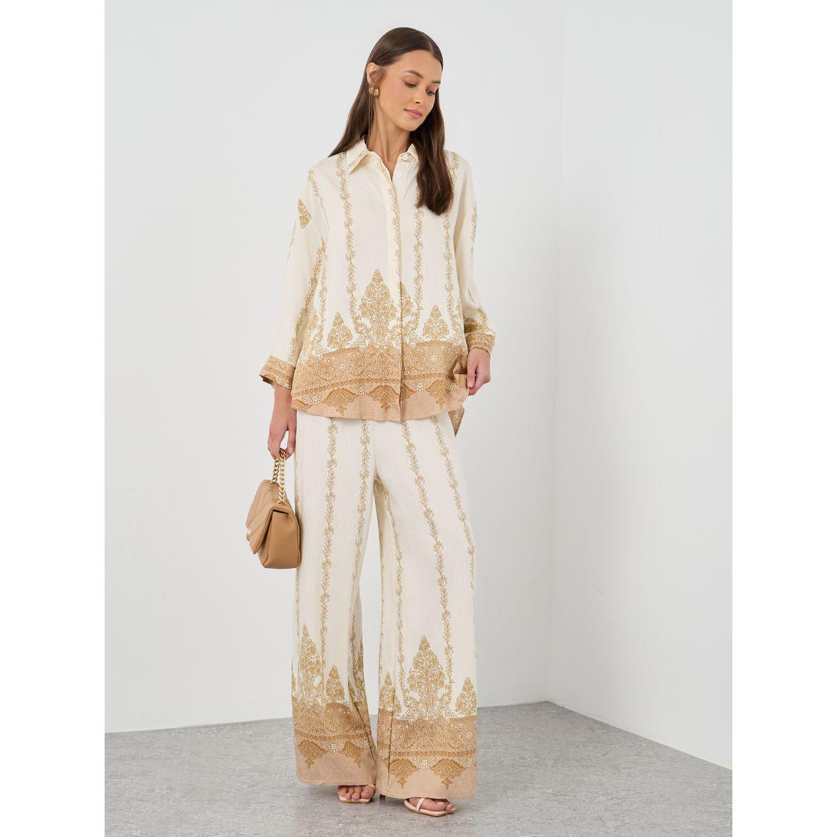 Styli Printed Oversized Spread Collar Shirt-women-clothing-shirtsandblouses-shirts-image-2