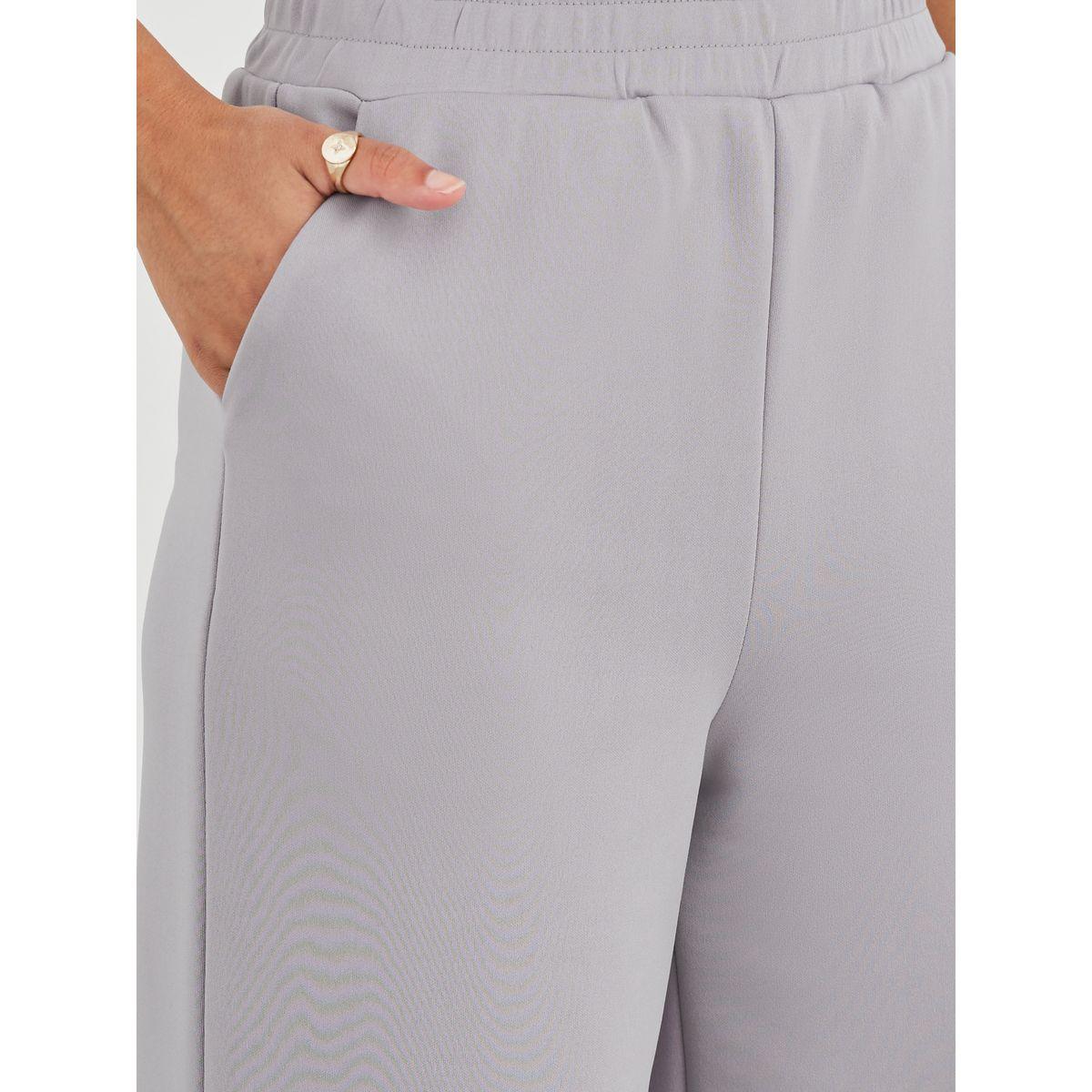 Styli Scuba Wide Leg Elasticated Waistband Joggers-women-clothing-bottoms-joggers-image-3